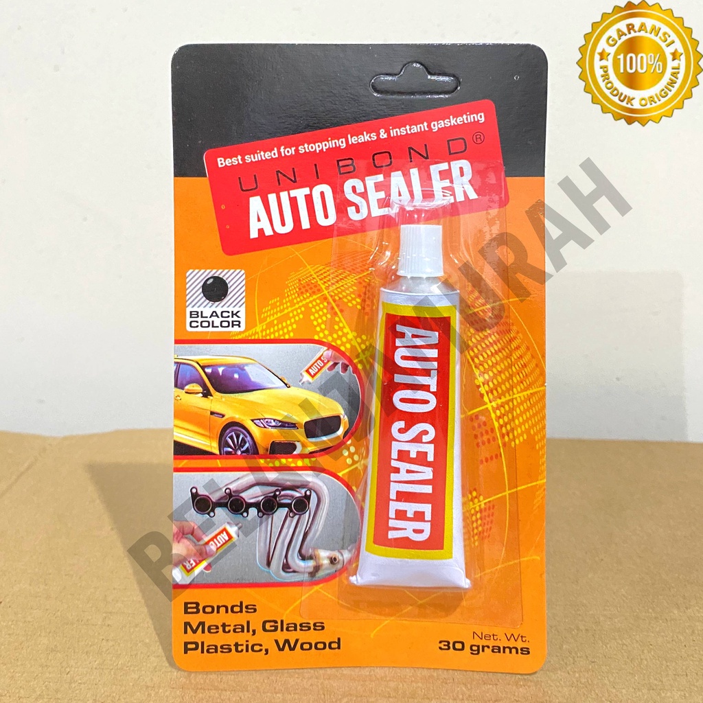 Lem Sealer / Auto Sealer  / Perekat lem packing Unibond Hitam Karet 30gr