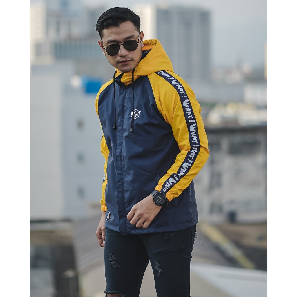 INST JAKET PARASUT PRIA WNIDBREAKER RAGLAN