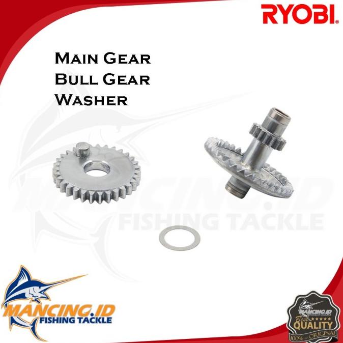 ,,,,,,,] Ryobi Main Gear ECUSIMA HP Sparepart Reel Power Handle Drive Gear