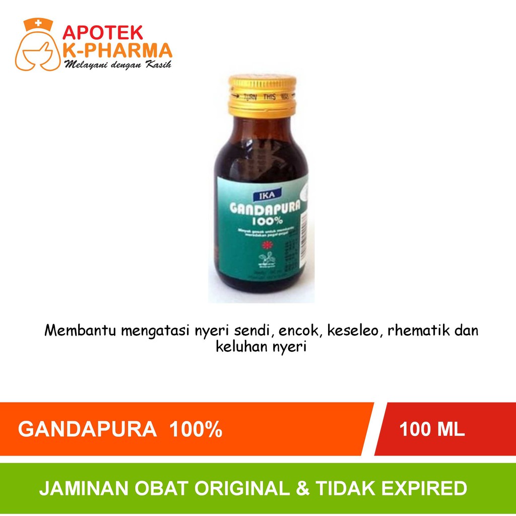Minyak Gosok Ika Gandapura 100% Isi 100ml Obat Original Ika
