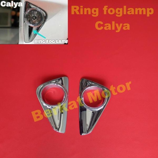 Calya garnish Lampu Kabut Fog Lamp Cover Chrome krom VARIASI - BERKAT MOTOR