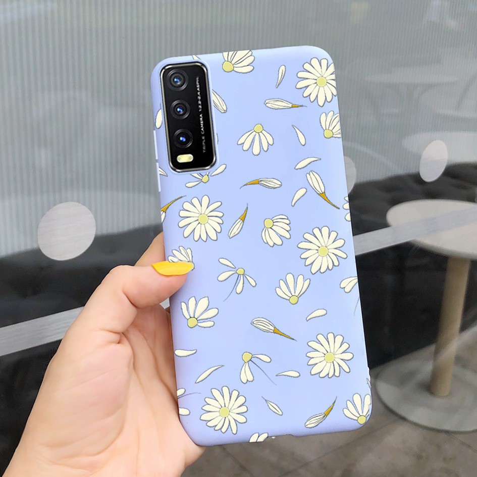 Soft Case Vivo Y20 Y20i Y30 Y50 Y30i Y11s Y12s Y20s 2021 2020 Casing Fashion Leopard Matte Cover Vivo 1938 1935 V2029 Case-3