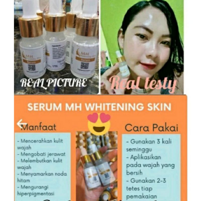 MH WHITENING SKIN BPOM / MH PAKET WAJAH WHITENING SEPAKET FREE PAPERBAG