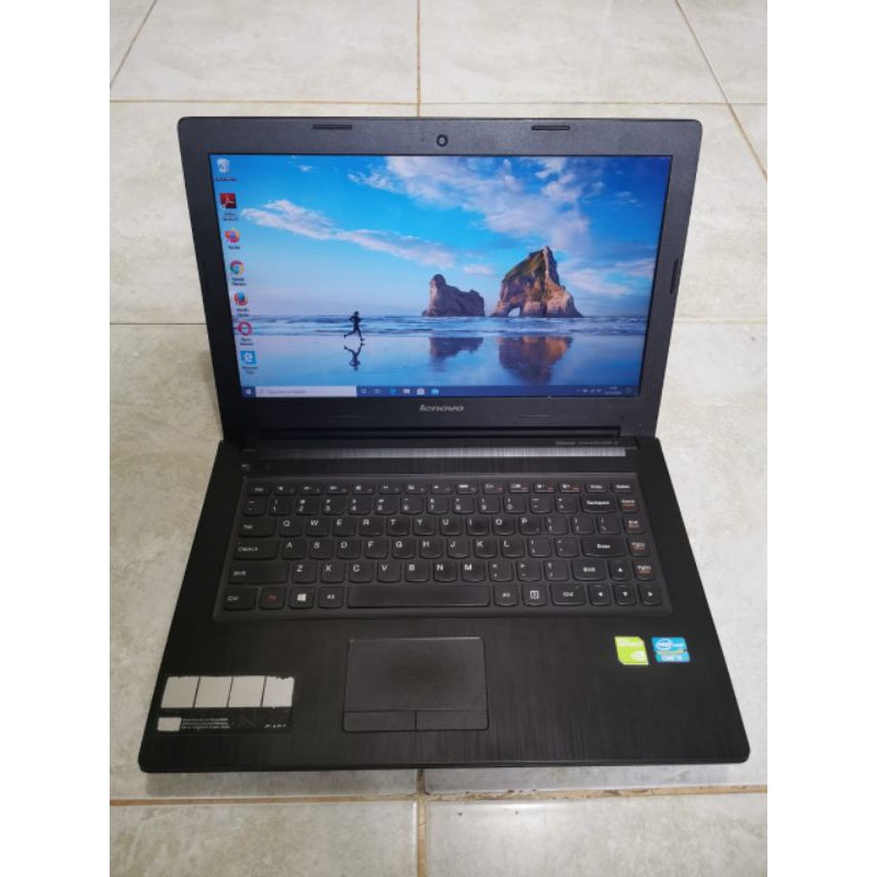 Laptop Lenovo G400s Cor i5 Ram 4GB HDD 500GB Doble Vga Nvdia Geforce GT 720M dedicated 2GB Windows 10 Layar 14 inch