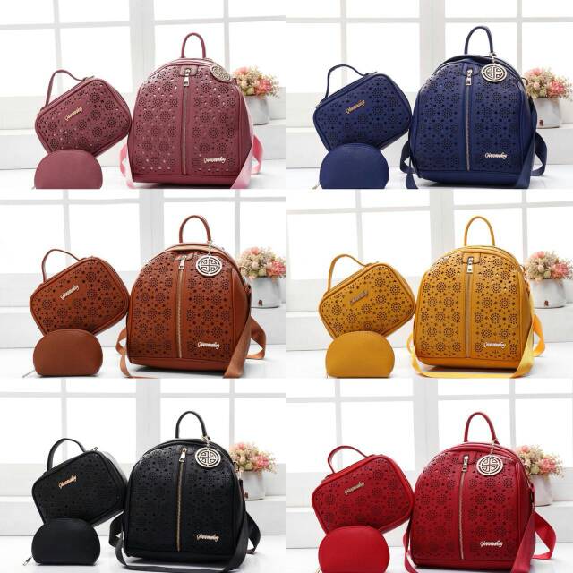 New Edition Ransel Givenchy 1696# 3fungsi set 3in1
bahan kulit
