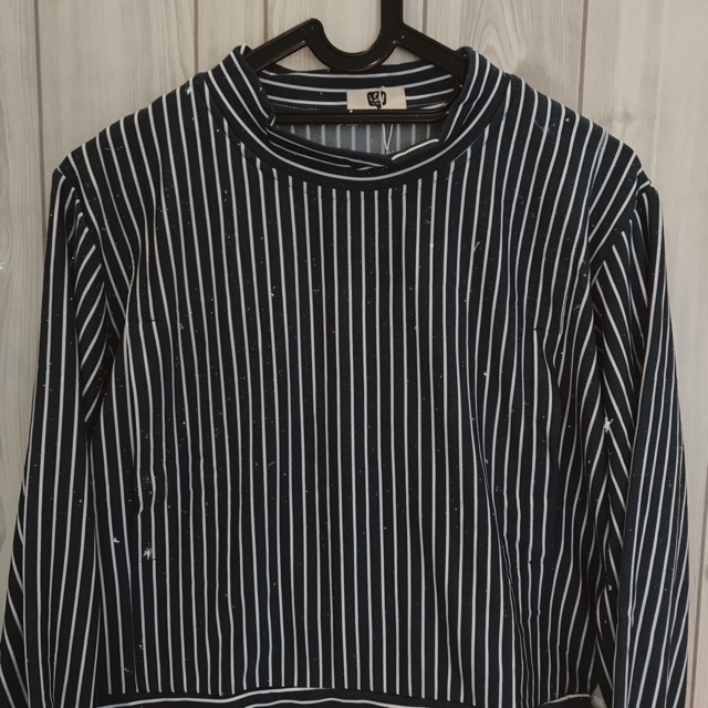 Blouse Sally Top - Navy by iSH (iymelsayshijab)