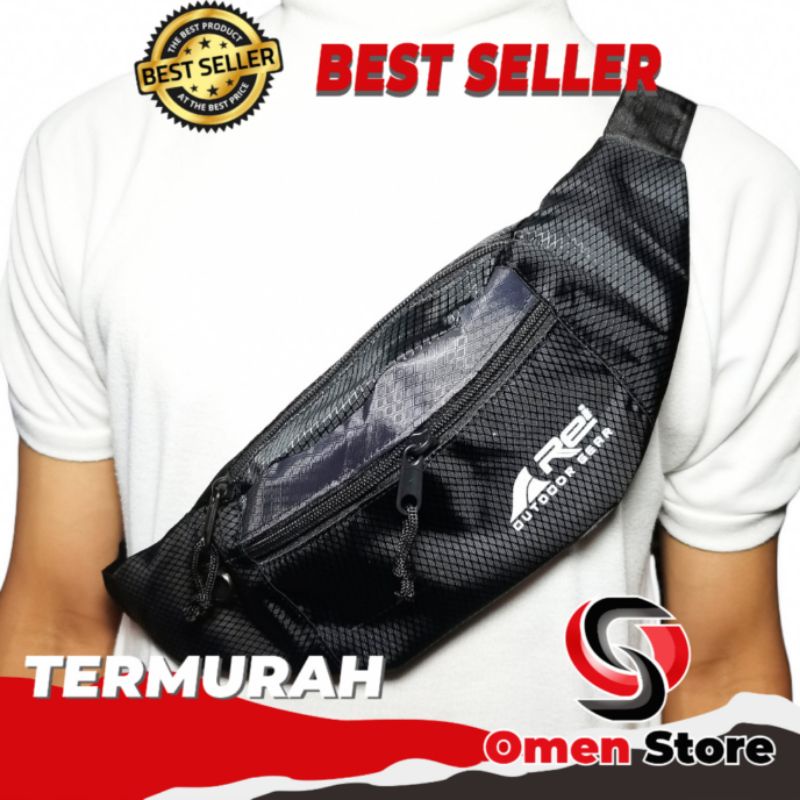 BETS SELLER Tas Selempang  waistbag Pria  Termurah