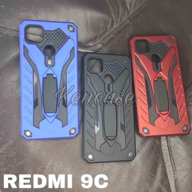 Hard Case Redmi 9C Casing Robot Transformer Phantom Armor