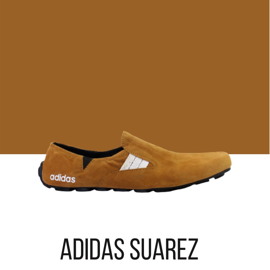 Extra Promo !! Sepatu Casual Slop Pria Adidas Suarez Mocasin Formal Santai Terlaris