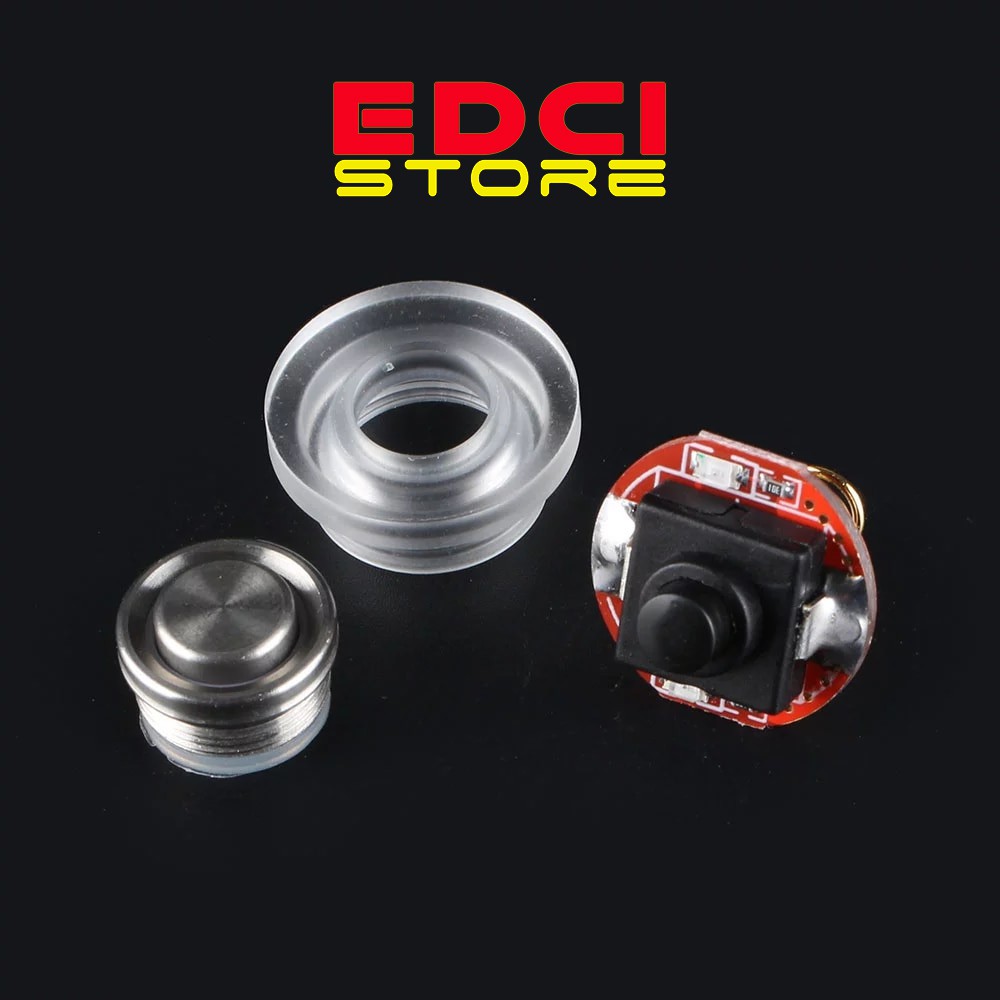 Set Metal Switch 20mm Nyala with LED untuk Convoy M21A, M21B, L21A dll