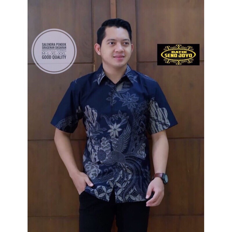 Selendra Pendek Batik Solo Full Furing Katun Halus Size S-xxxl High Quality