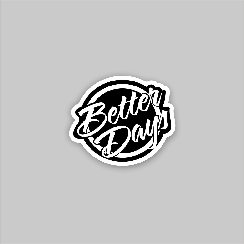 

Stiker Sticker Distro Brand Case Phone Logo Betterdays BLACK Band Aesthetic Grosir Murah Pop Art Clothing Basic Daily Tumblr Laptop Motor Helm HP Casing Striping Tempel Label Merk Dinding Graftac Vinyl High Quality decal