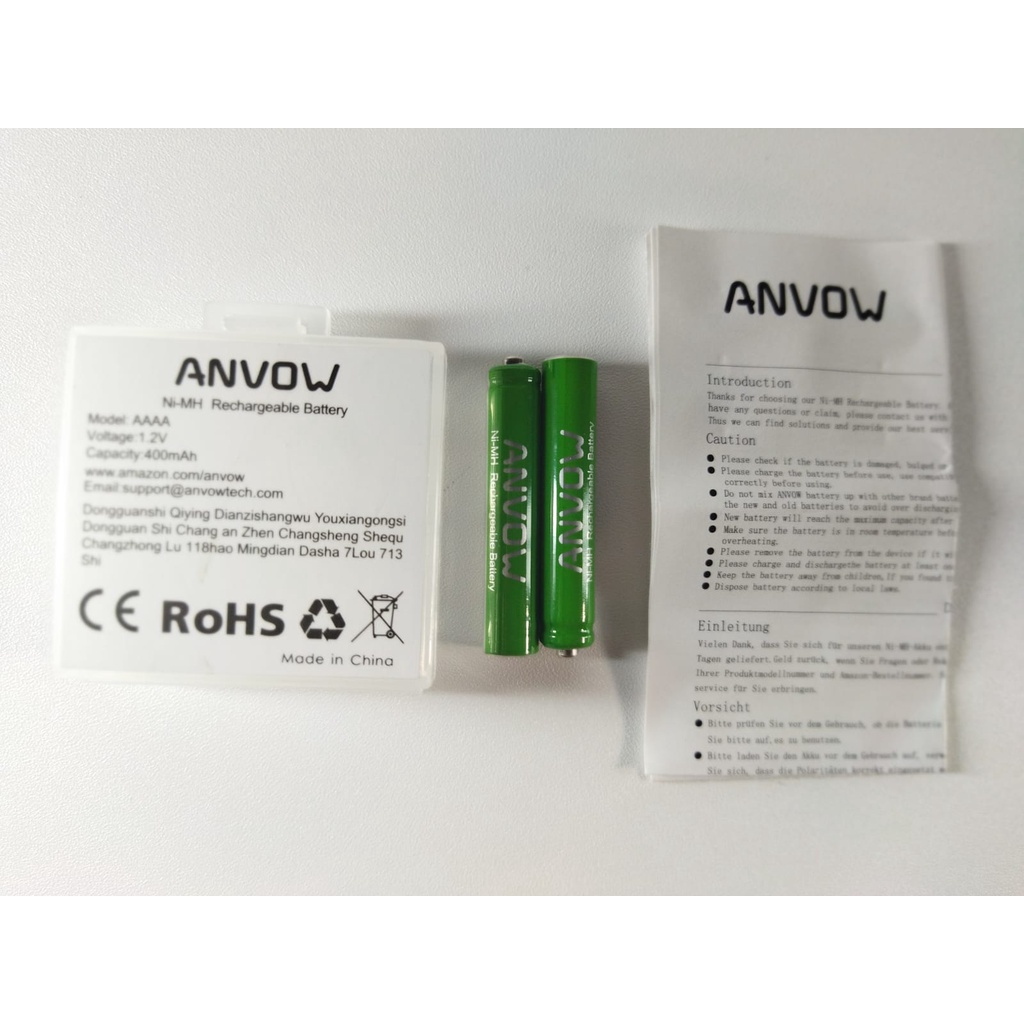 Battery Baterai Batere AAAA A4 Rechargeable 400 mAh E96 Type NI-MH Tahan lama Original