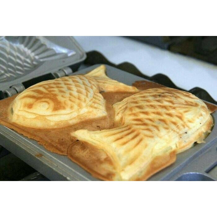 Cetakan kue wafel model ikan