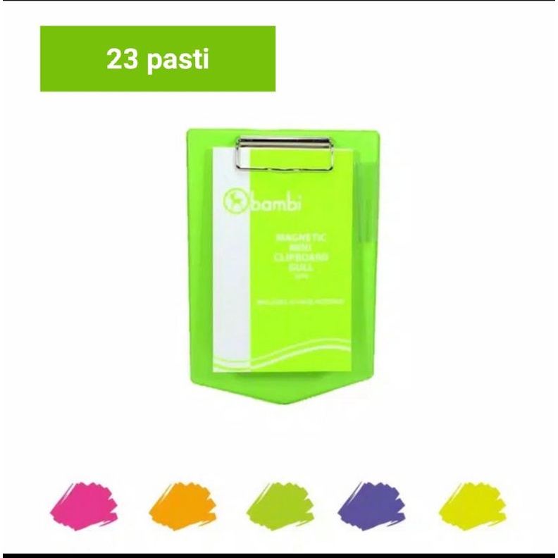 

magnetic mini clip board papan jalan 7074