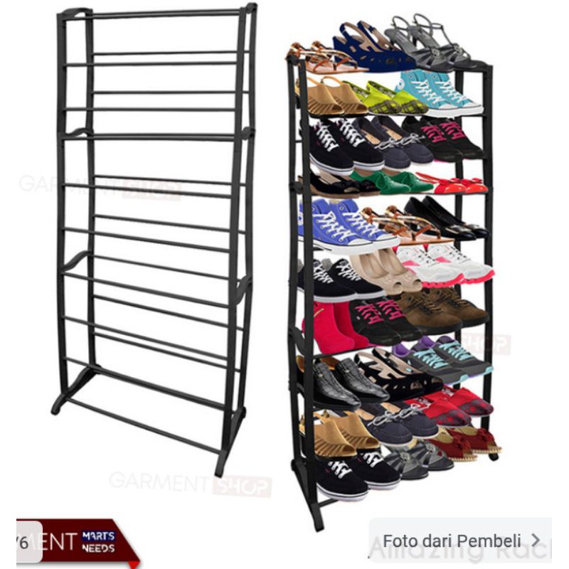 Amazing Shoes Rack 10 Tingkat Rak Sepatu Murah Rak Hijab Shopee Indonesia