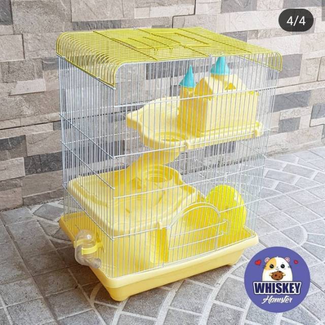 Kandang Hamster HM-303 Castle JUMBO size 34 x 24 x 46 cm FREE BUBLE WRAP