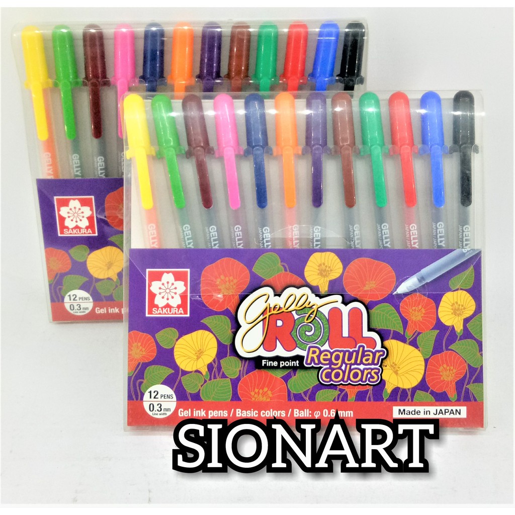 

Sakura Gelly Roll – Set 12 Lápices Tinta Gel, Regular Colors