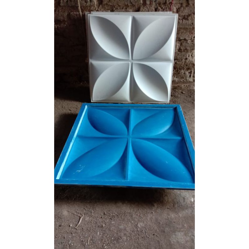 Cetakan Panel Dinding 3D / 3D wall panel F002 50x50