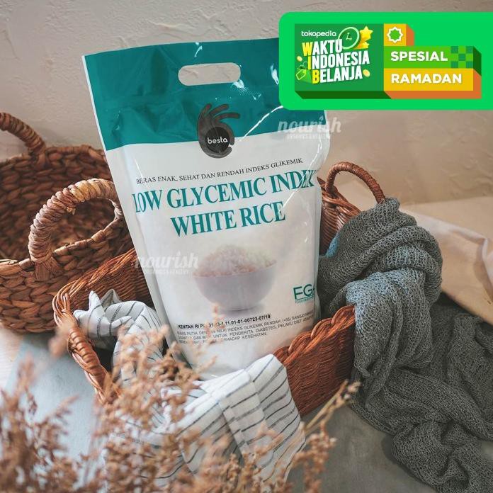 

BESTA, BERAS PUTIH ORGANIK BEBAS GULA 2 L (SUGAR FREE ORGANIC RICE)