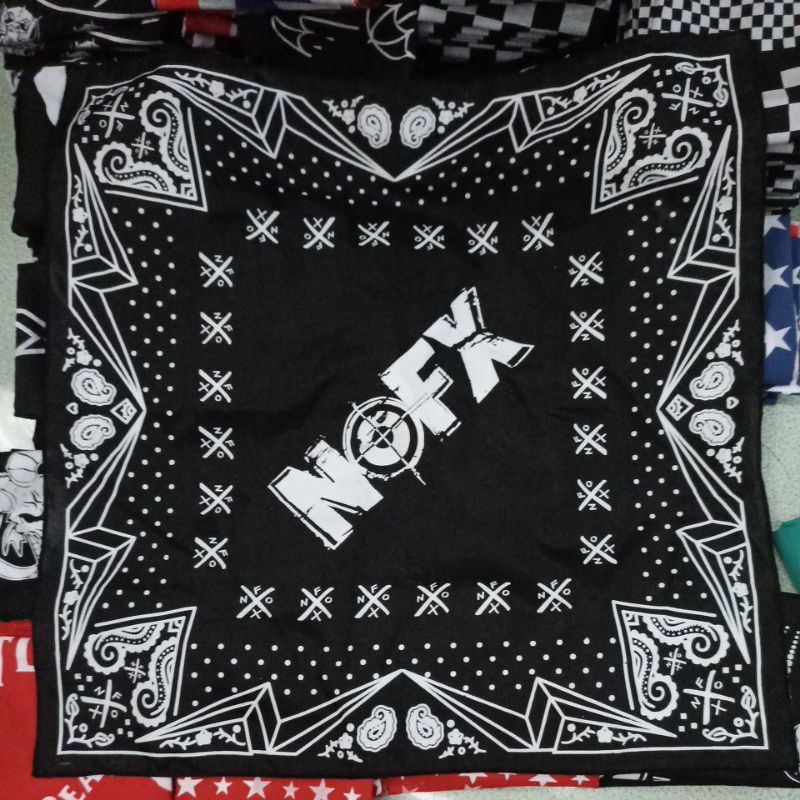 [ RIJEK SABLON ] SLAYER BANDANA RIJEK / RIJEK SABLON VANS THRASHER MURAH OBRAL