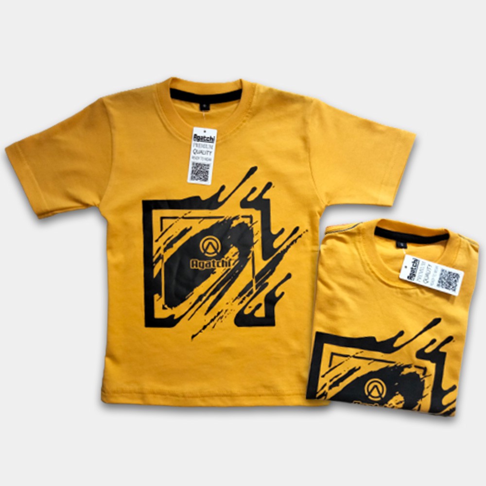 Baju Anak / Kaos Anak Distro Agatchi - Abstrak / Kotak