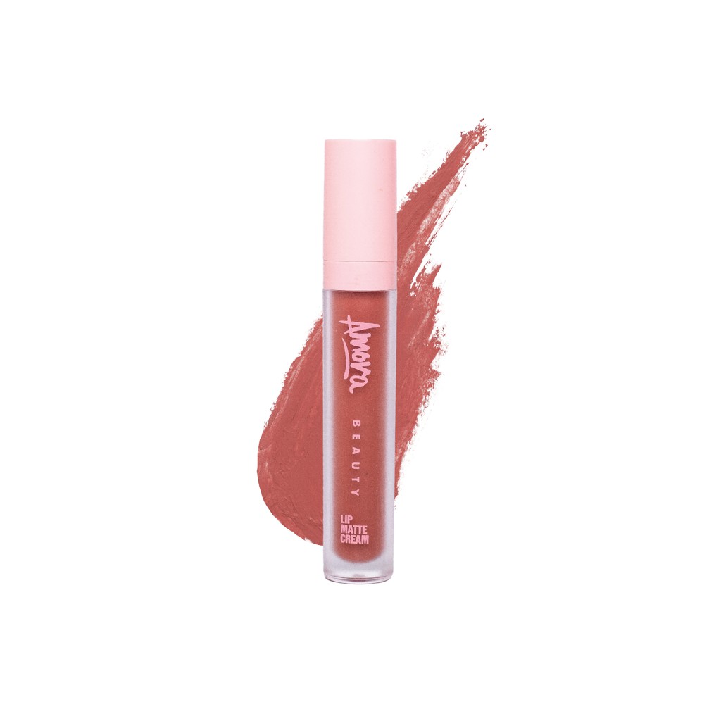 Amora Beauty Lip Matte - Lipstik - Lip Cream - Aruna