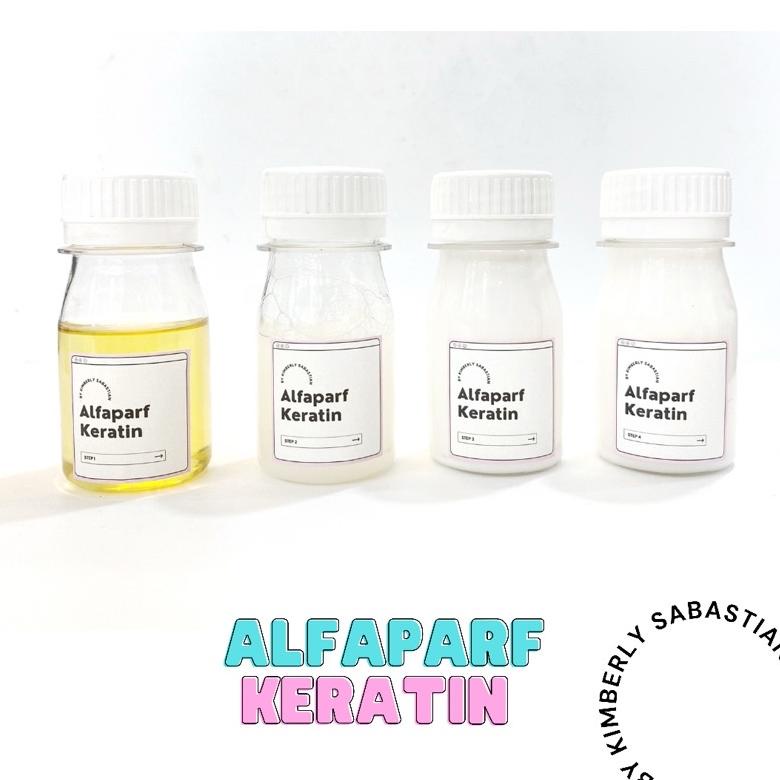 HLSFE [READY STOCK] ALFAPARF MILANO KERATIN THERAPY / HAIR SMOOTHING RAMBUT | SHARE IN JAR STEP 1 2 