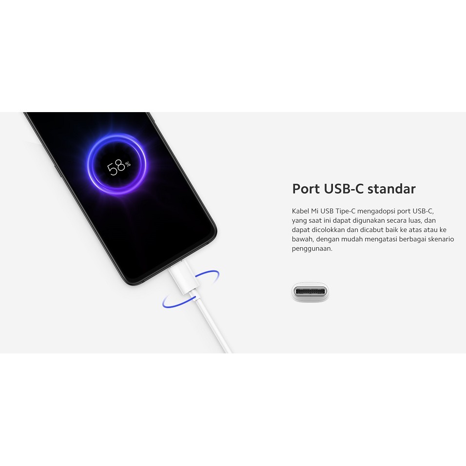 MI USB -C CABLE 1M WHITE ORIGINAL