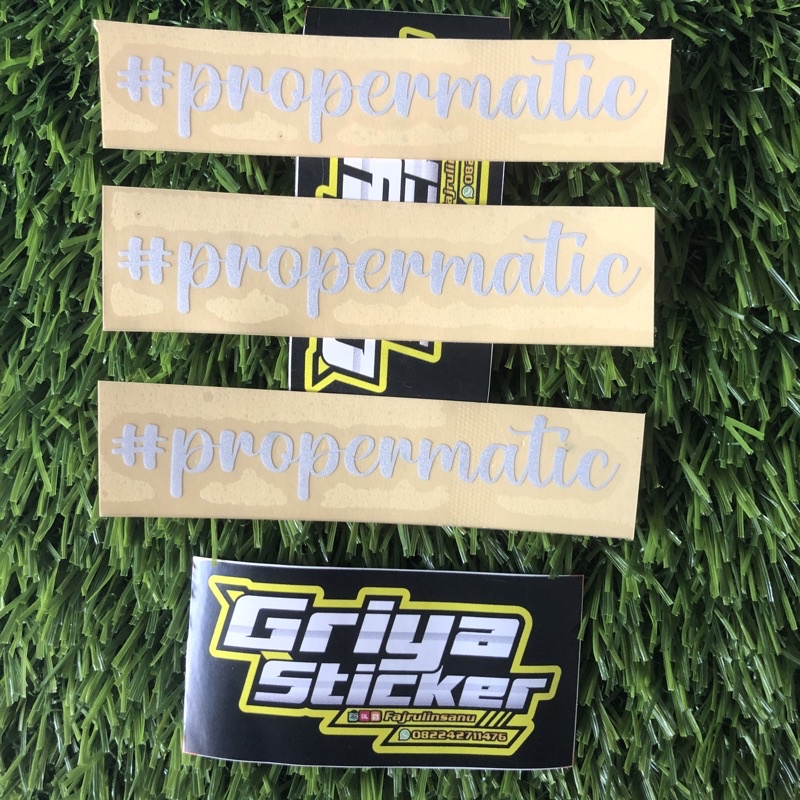 Stiker #propermatic sticker matic proper