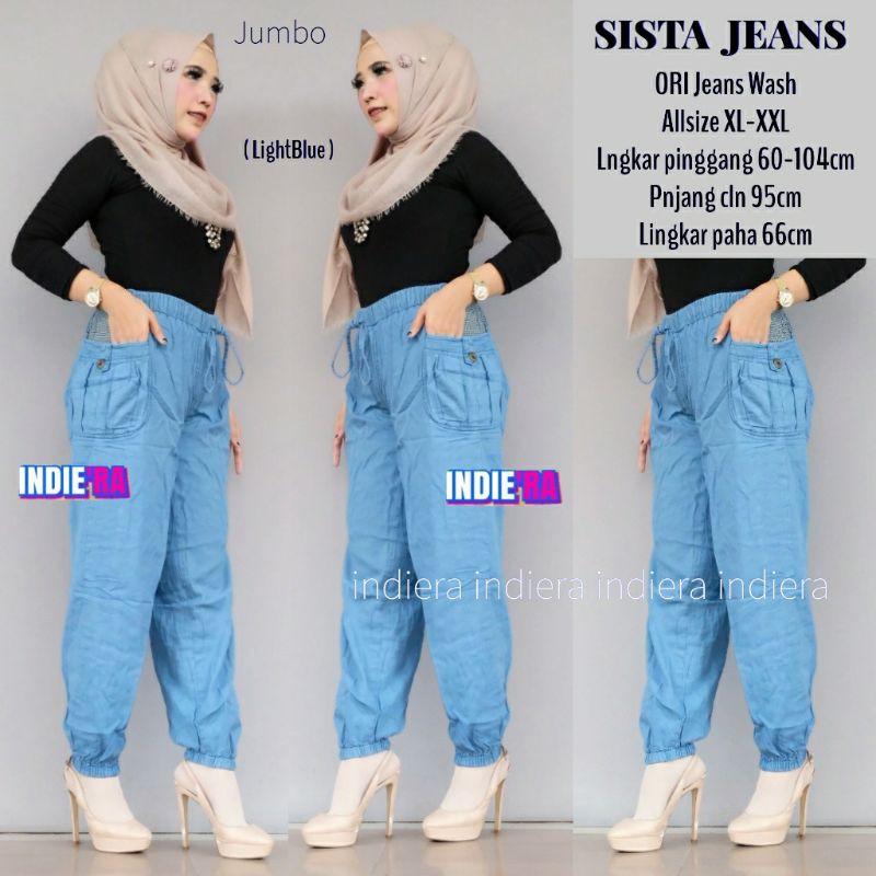 sista celana jeans jumbo by indiera