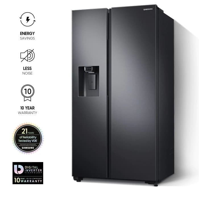 SAMSUNG SIDE BY SIDE RS64R5141B4 ICE MAKER 676L