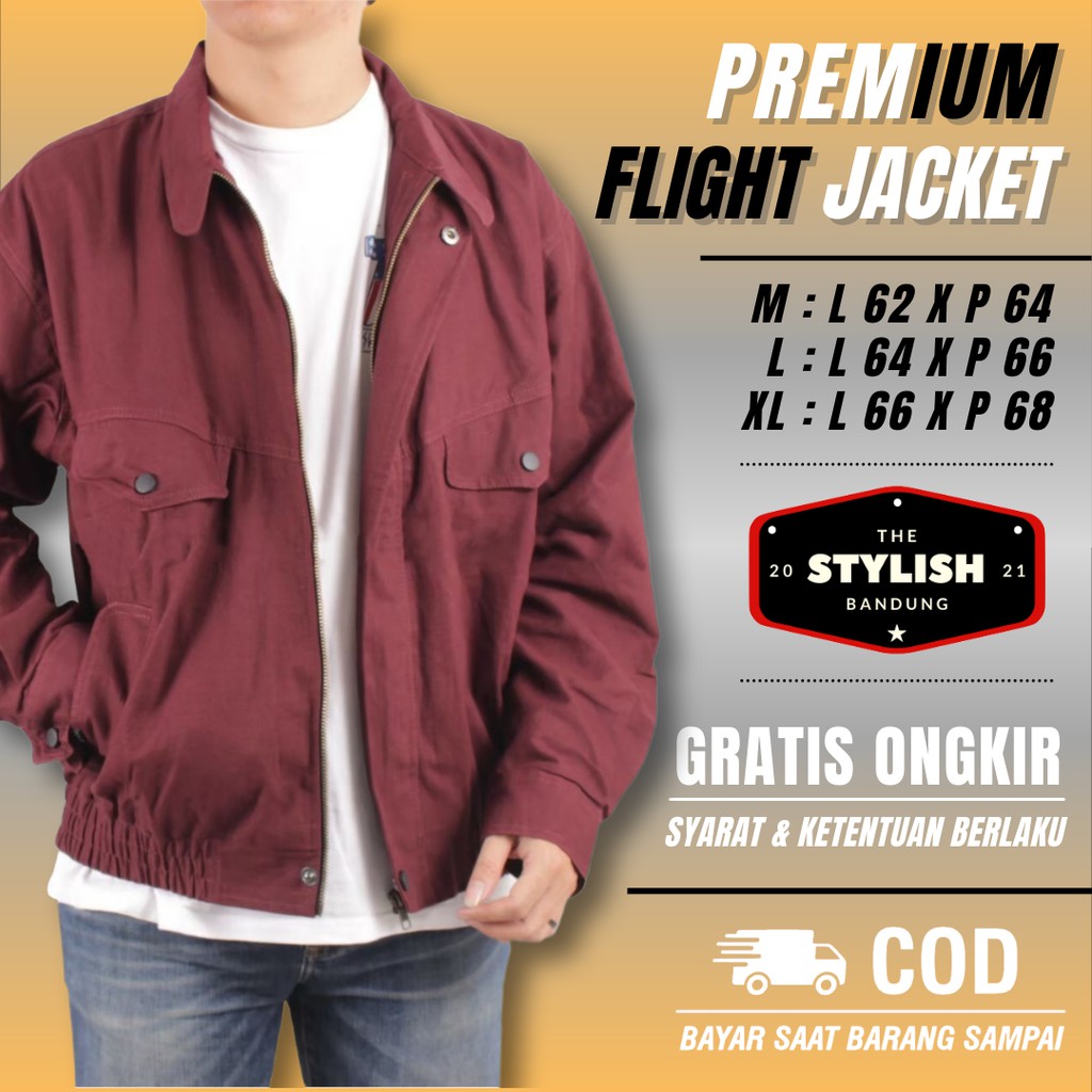 Aero Flight Jacket / Flight Jacket / Jaket Pilot / Jaket Casual / Jaket Pria / Jaket Kece
