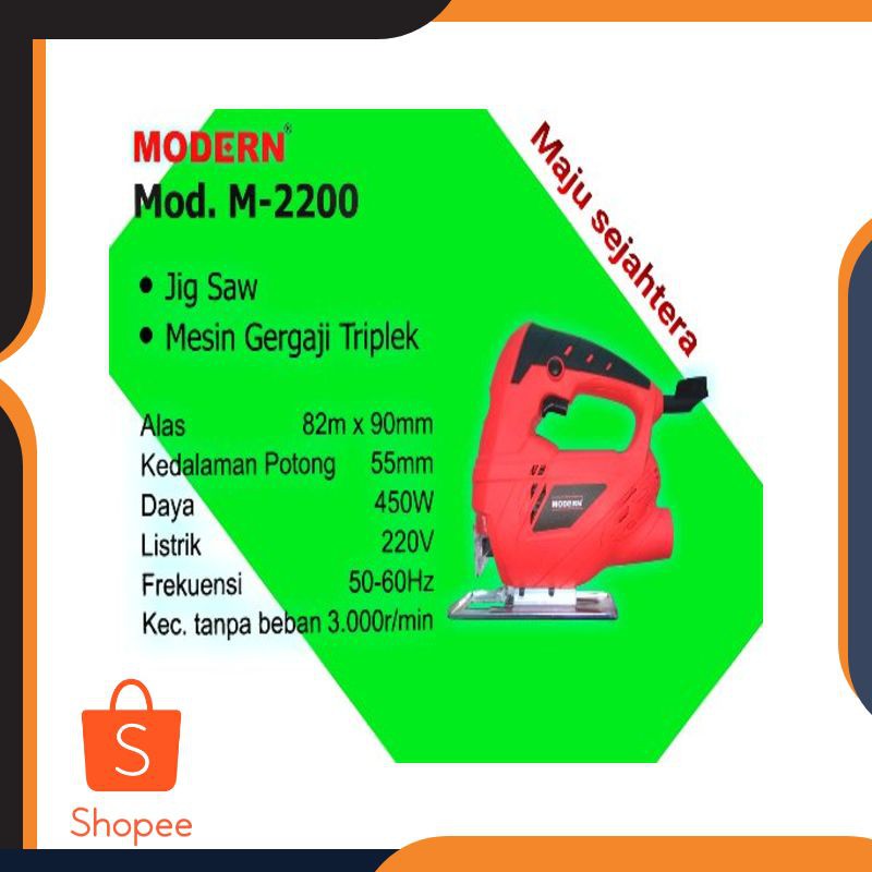 Modern m-2200 new Mesin jigsaw mesin gergaji potong kayu mesin gergaji triplek papan