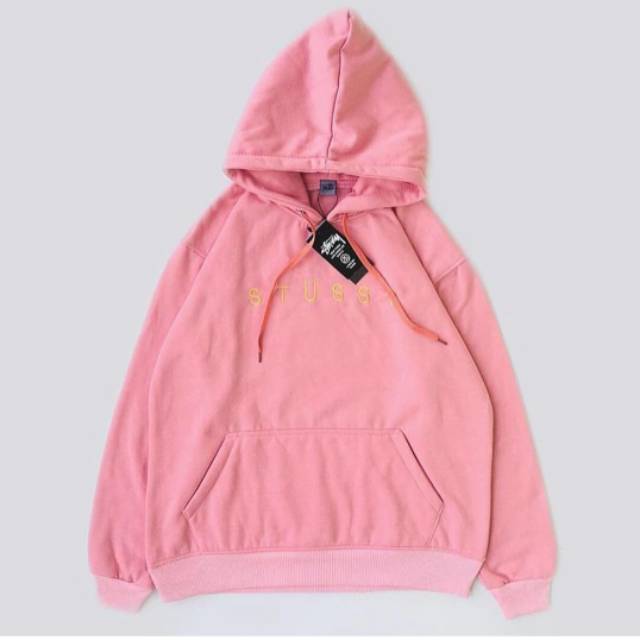 stussy sweater pink