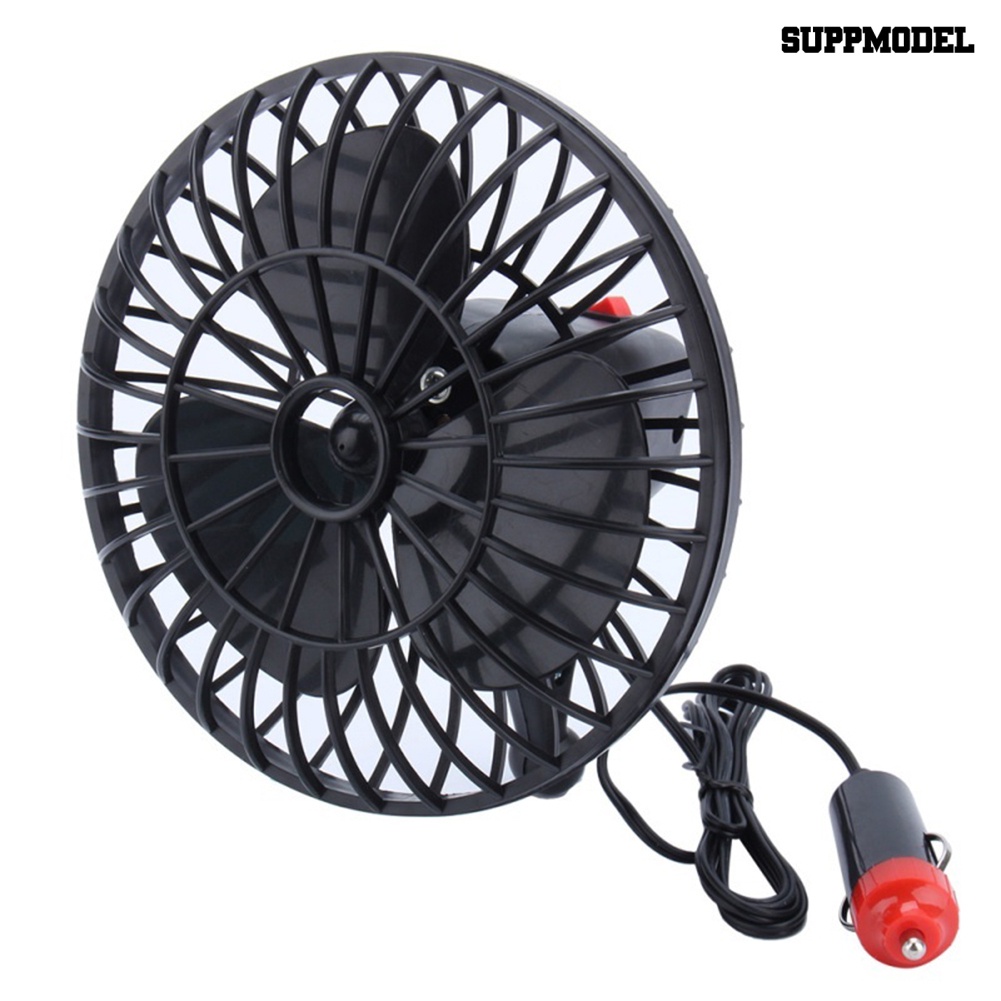 Kipas Angin Mini Elektrikal 12V Sunyi Dengan Suction Cup Untuk Mobil Truk