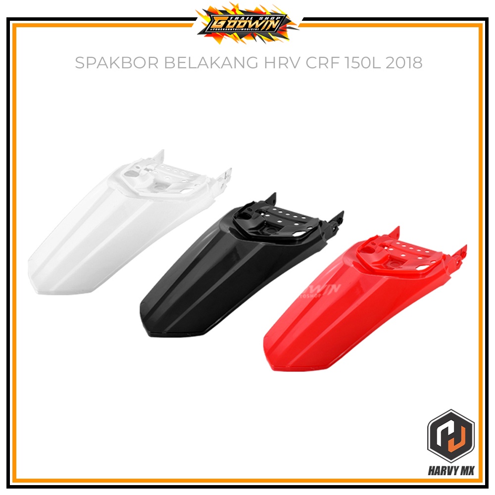 Sparkboard Spark Spakbor Slebor Belakang HRV CRF CRF 150L 150 L 2018 Hitam Merah Putih