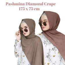 Pashmina Diamond Italino / Pashmina Sabyan / Pashmina Murah Kerudung/Jilbab / Pasmina diamond polos