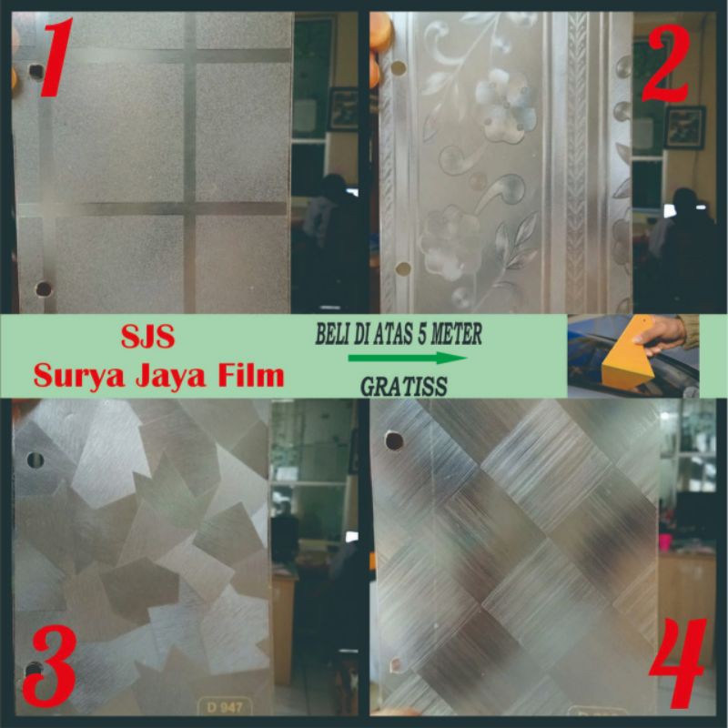 STIKER KACA/STIKER ĶACA ES MOTIF(SUNBLAST)02