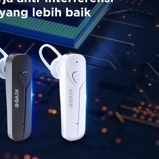 ♪ KIVEE Butik Headset Bluetooth telinga tunggal earphone wireless gaming music 6D Sweat Resistant ♘