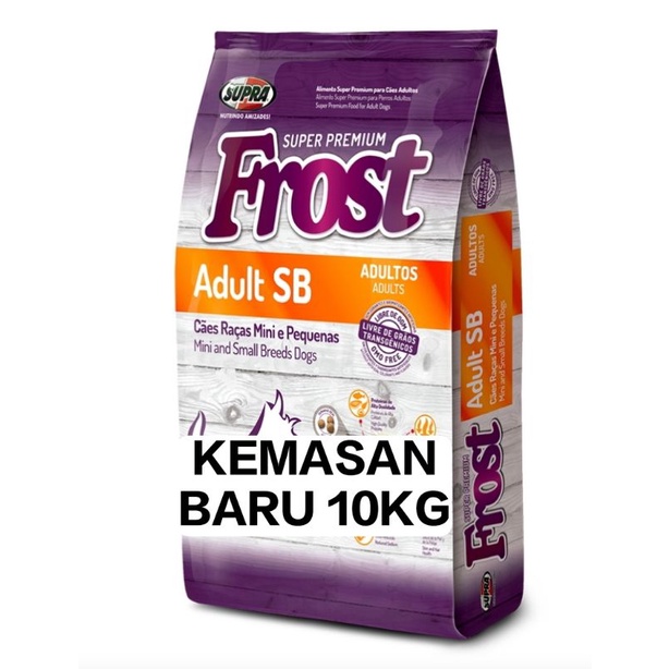 Frost adult small bite DOG FOOD super premium dog food 10KG khusus ekspedisi