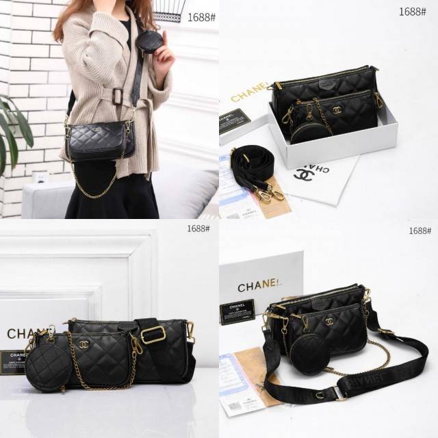 *TAS CHANEL MULTI POCHETTE ACCESSOIRES WB-1668*
