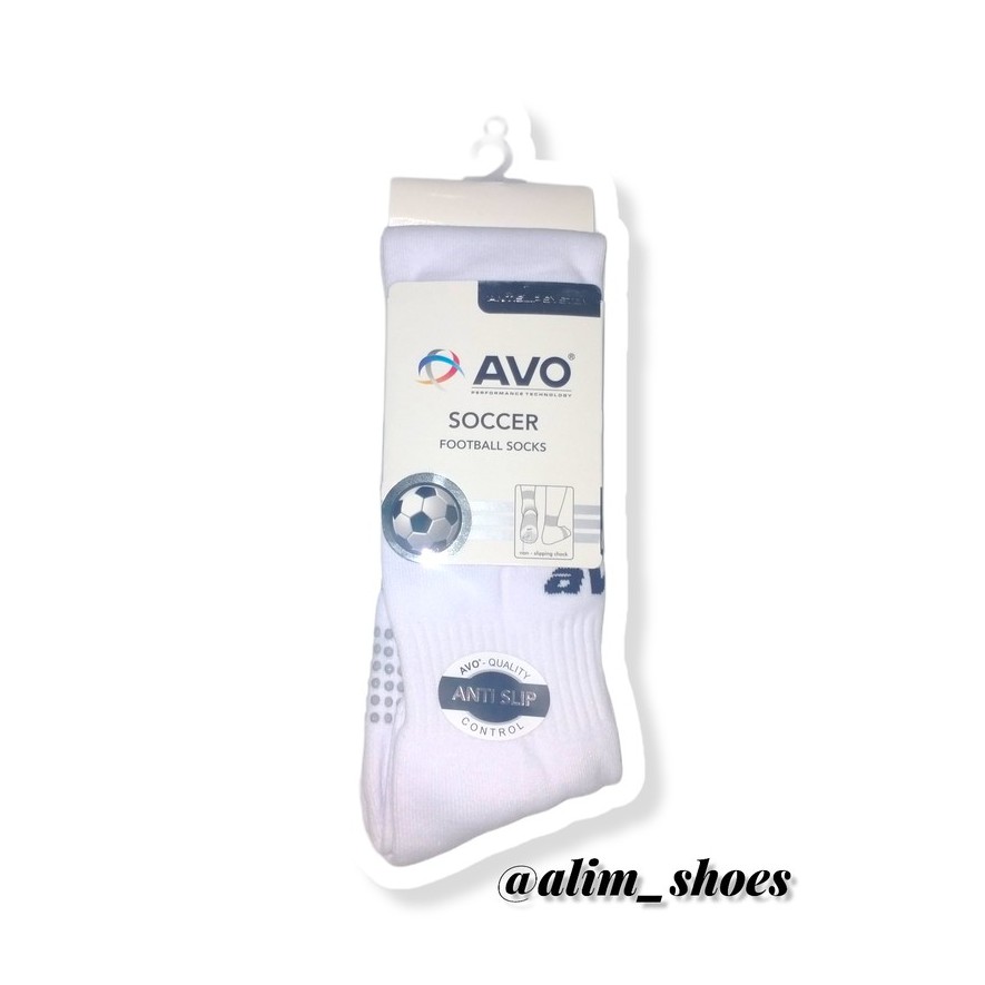 Kaos Kaki Bola Dewasa AVO Putih All Size