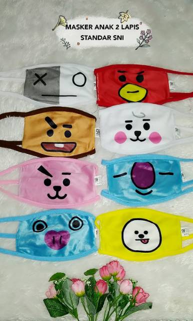 MASKER ANAK STANDAR SNI 2 LAPIS