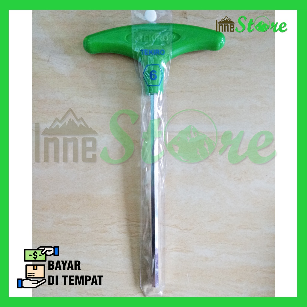 Kunci L Tekiro Model T 6 mm Tekiro Kunci L 6mm T Shape Hex