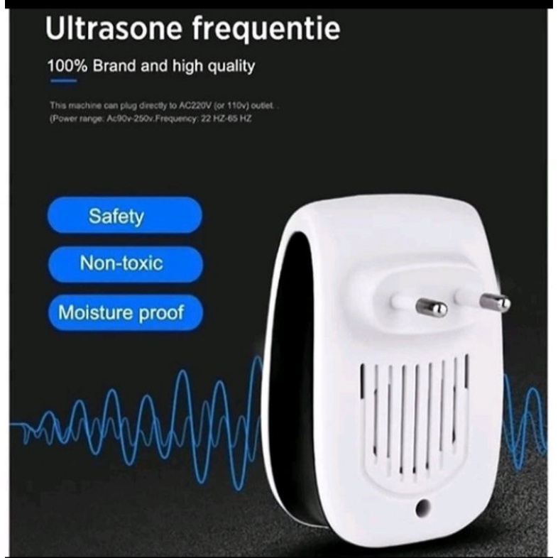 Alat Pengusir Nyamuk, Kecoa, Lalat, Tikus, Serangga lain nya..PEST REJCT ULTRASONIC