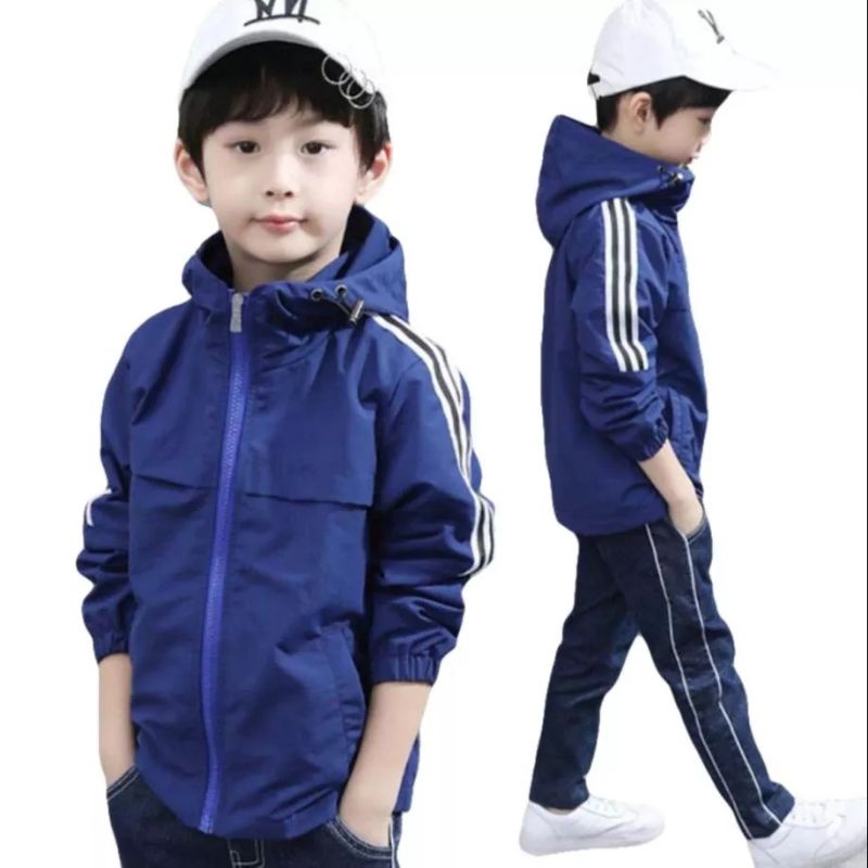 JAKET ANAK ADIDAS WATERPROOF