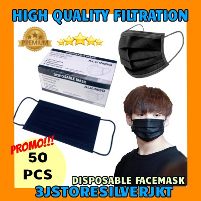 Disposable Facemask 3ply Warna Antivirus