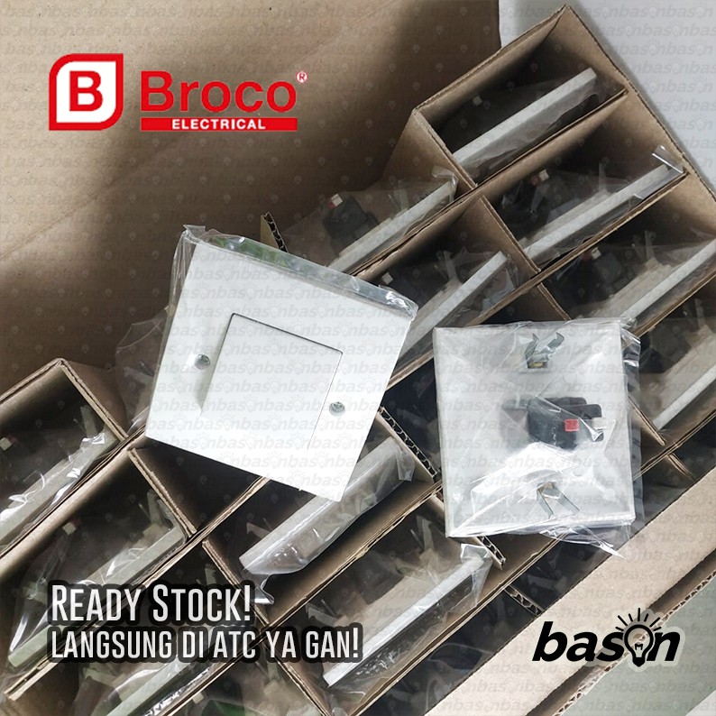 Broco J161 NEU RAY Single Switch - Saklar Tunggal