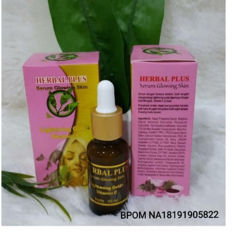 ➾ HERBAL PLUS SERUM GLOWING SKIN 20ML BPOM - SERUM HERBAL PLUS BPOM ৲